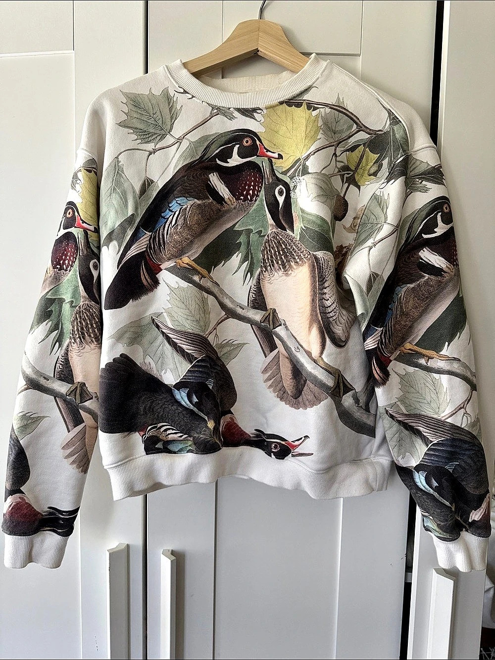 Oaklandish Duck Print Sweatshirt Size Small